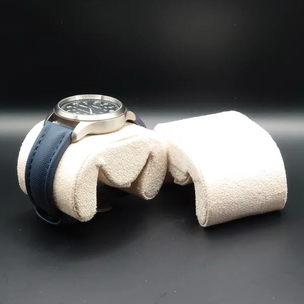E.Type watch cushion in beige